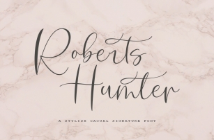 Roberts Humter Font Download