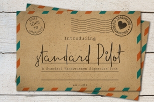 Standard Pilot Font Download