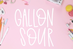 Gallon Sour - OTF  TTF Font Download
