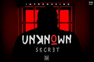 Unknown Secret Font Download