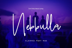 Nebbulla Font Duo Font Download