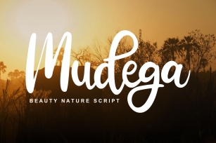Mudega | Beauty Nature Script Font Font Download