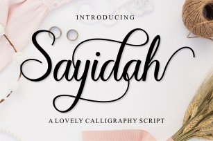 Sayidah Lovely Script Font Download