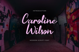 Caroline Wilson Handwritten Font Font Download