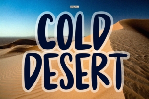 Cold Desert Font Download
