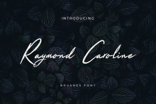 Raymond Caroline Brush Handwritten Font Font Download