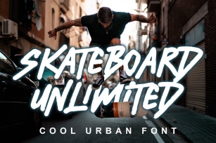 Skateboard Unlimited Font Font Download