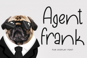Agent Frank Fun Display Font Download