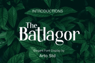 The Batlagor Font Download