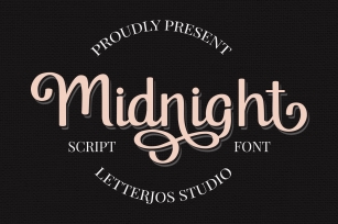 Midnight Script Font Font Download