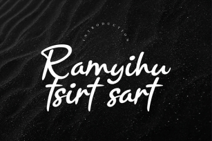 Ramyihu Tsirt Sart Font Download
