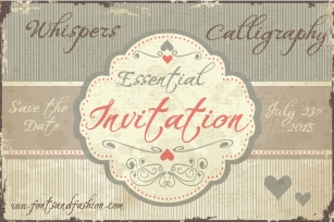 Whispers Calligraphy Essential Font Download
