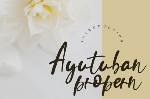 Ayutuban Propern Font Download