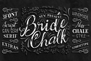 BrideChalk Typeface Font Download