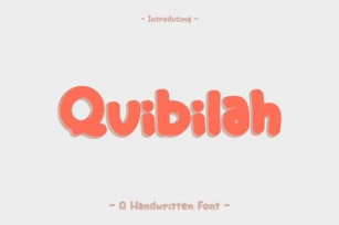 Quibilah Font Download