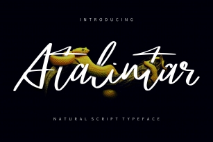 Atalintar | Natural Script Typeface Font Download