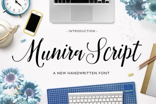Munira Script Font Download