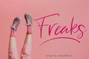 Freaks - Script Font Font Download