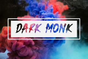 Dark Monk - Brush Font Font Download