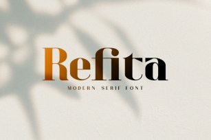 Refita. Modern Serif Font Font Download