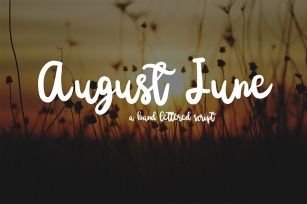 August June Font Download