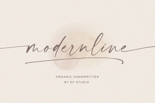 modernline | handwritten font Font Download