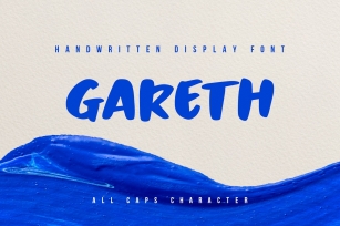 Gareth - Handwritten Display Font Font Download