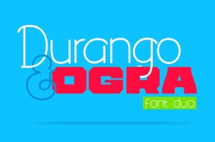 Durango & Ogra Font Duo Font Download