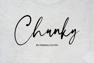 Chunky - Handwritten Font Font Download