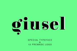 GIUSEL FASHIONABLE FONT AND 10 LOGO Font Download