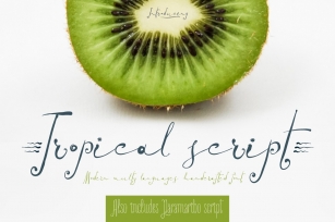 TROPICAL script Font Download