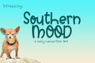 Southern Mood - a sassy handwritten font Font Download