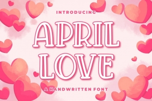 April Love - Handwritten Font Font Download