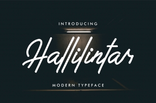 Hallilintar | Modern Font Font Download