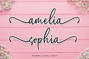Amelia Sophia Font Download