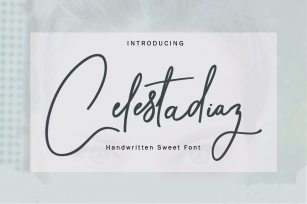 A new Celesta diaz Font Download