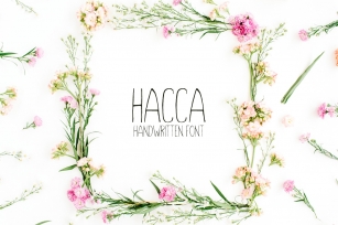 Hacca Handwritten Sans Serif Font Font Download