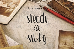 Steady & Silky Typeface + Extras Font Download