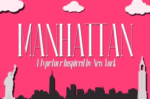 MANHATTAN A New York Typeface Font Download