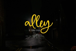 Alley Font Duo Font Download