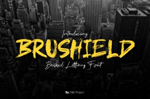 Brushield handwritten brush font Font Download