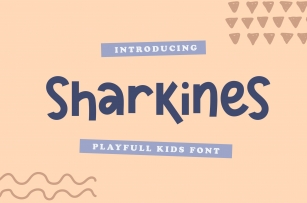 Sharkines | Playful Kids Font Font Download