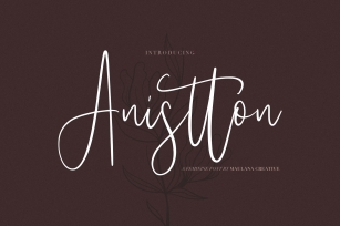 Anistton - Feminine Font Font Download