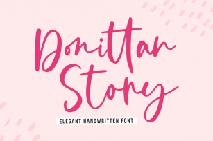 Donittan Story Font Download