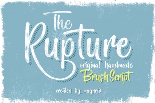 The Rupture 3 Styles Font Download