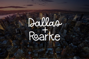Dallas Roarke Font Duo Font Download