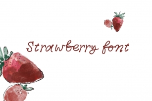 StrawberryFont Font Download
