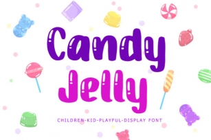 Candy Jelly Playful Display Font Download
