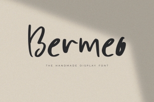 Bermeo - The Handmade Display Font Font Download