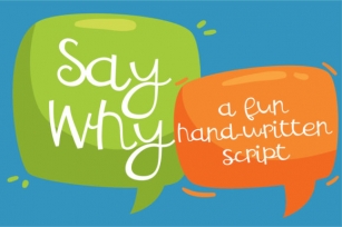 ZP Say Why Font Download